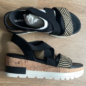 LimeLight Platform Sandal Size 9 NWT